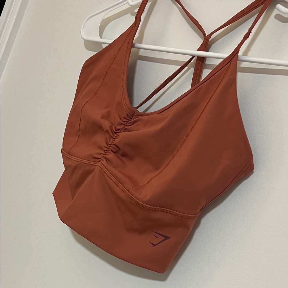 Gymshark Rust Strappy Crop Top